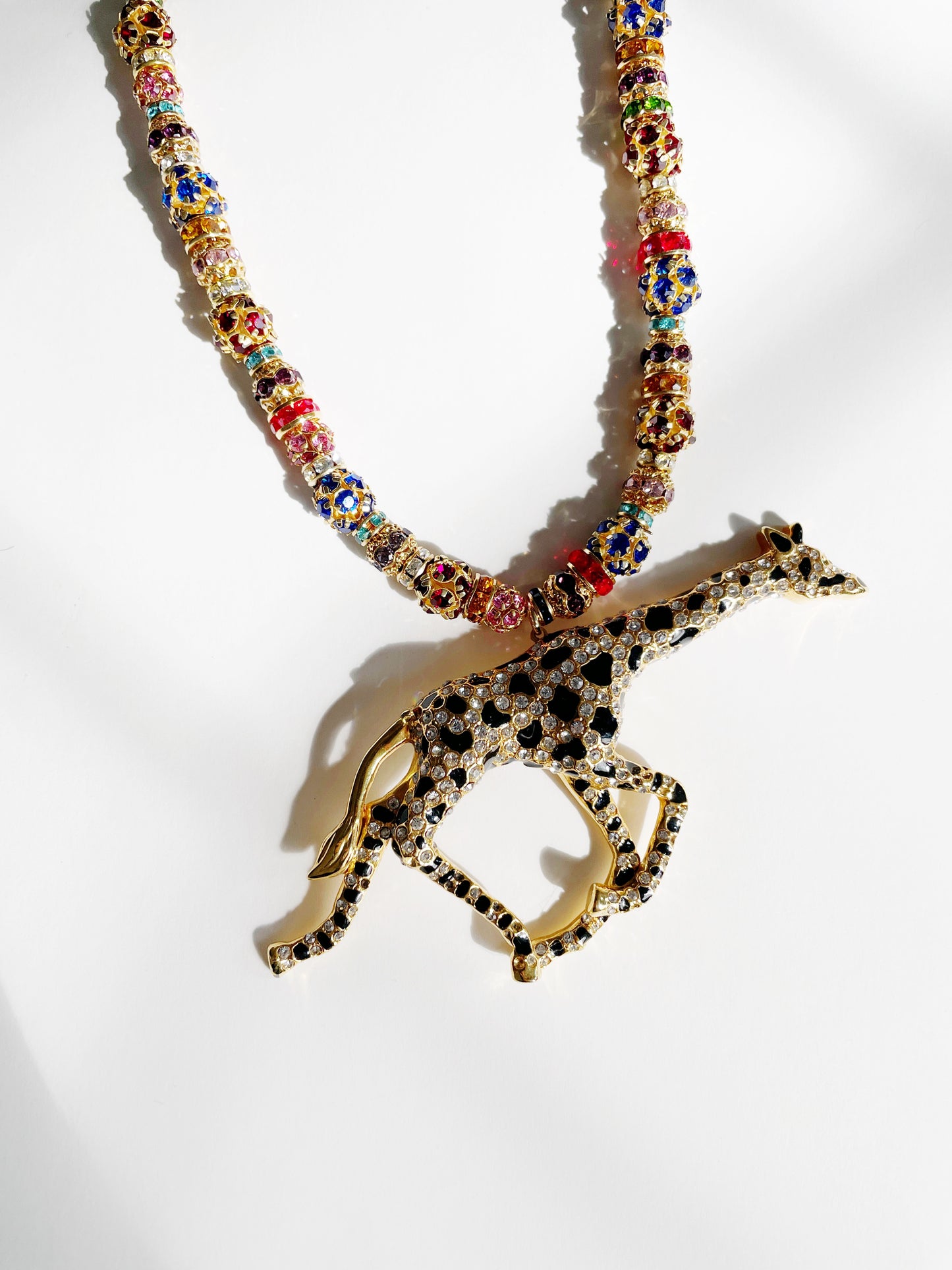 Giraffe party necklace