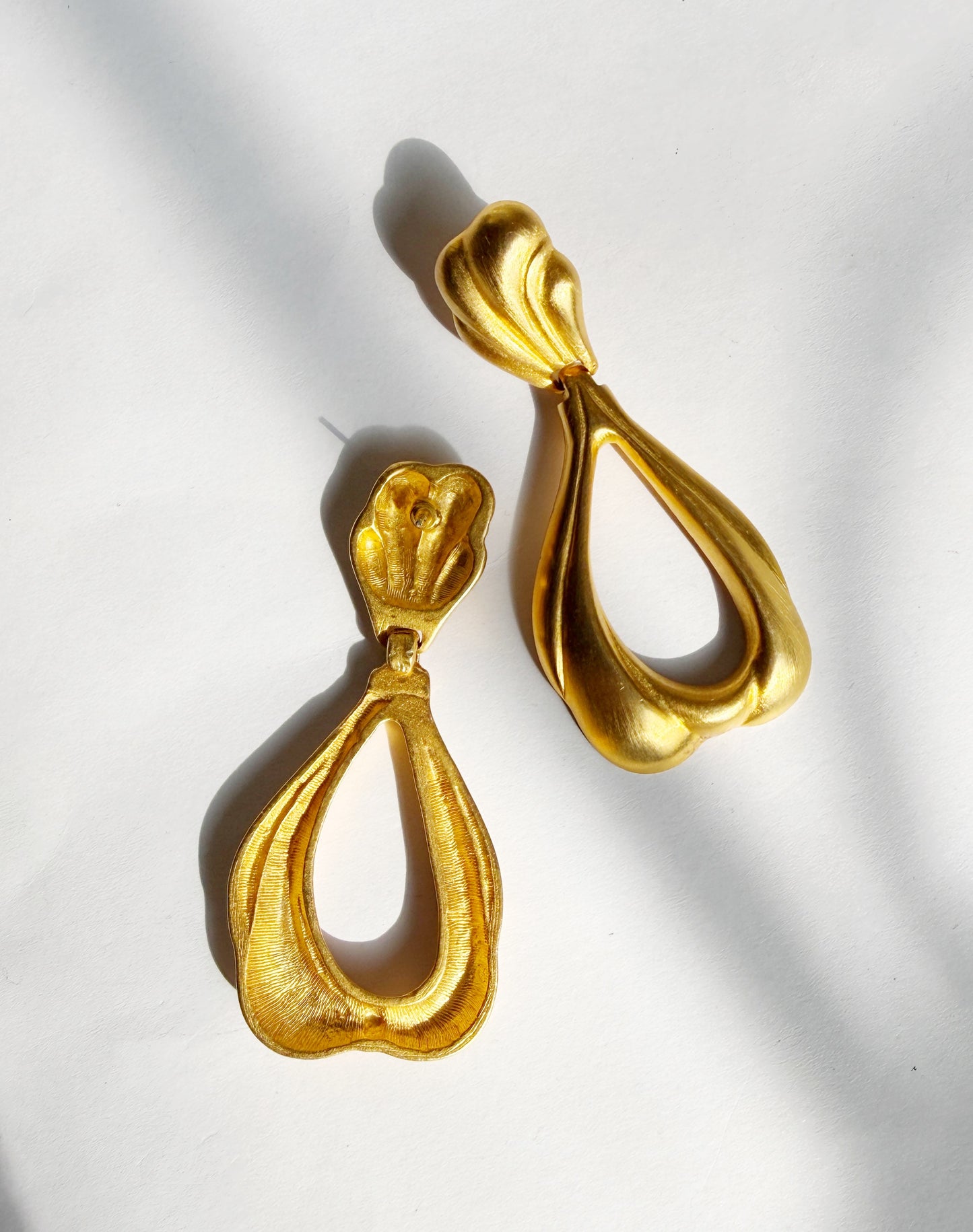 Vintage abstract earrings