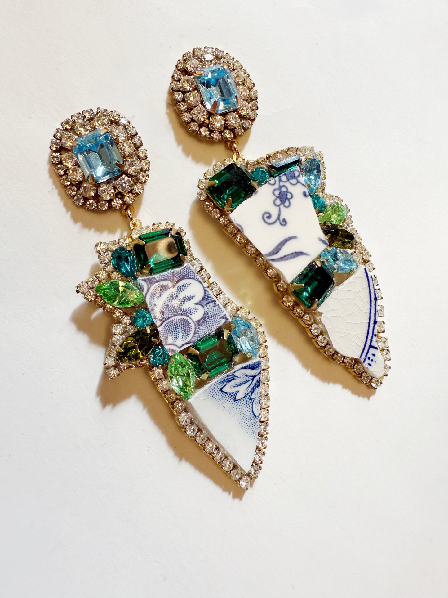 Dreamy pieces emerald garden earrings