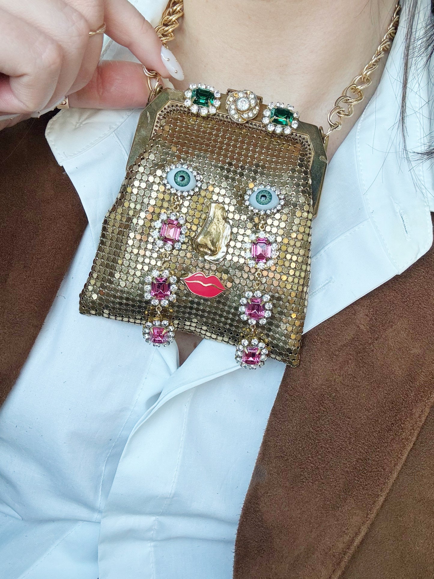 Ode to the master CRYBABY necklace purse