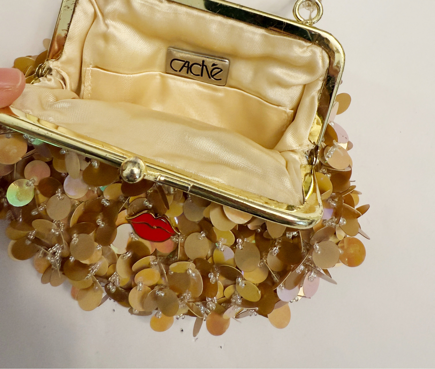 Ode to the masters sequin purse