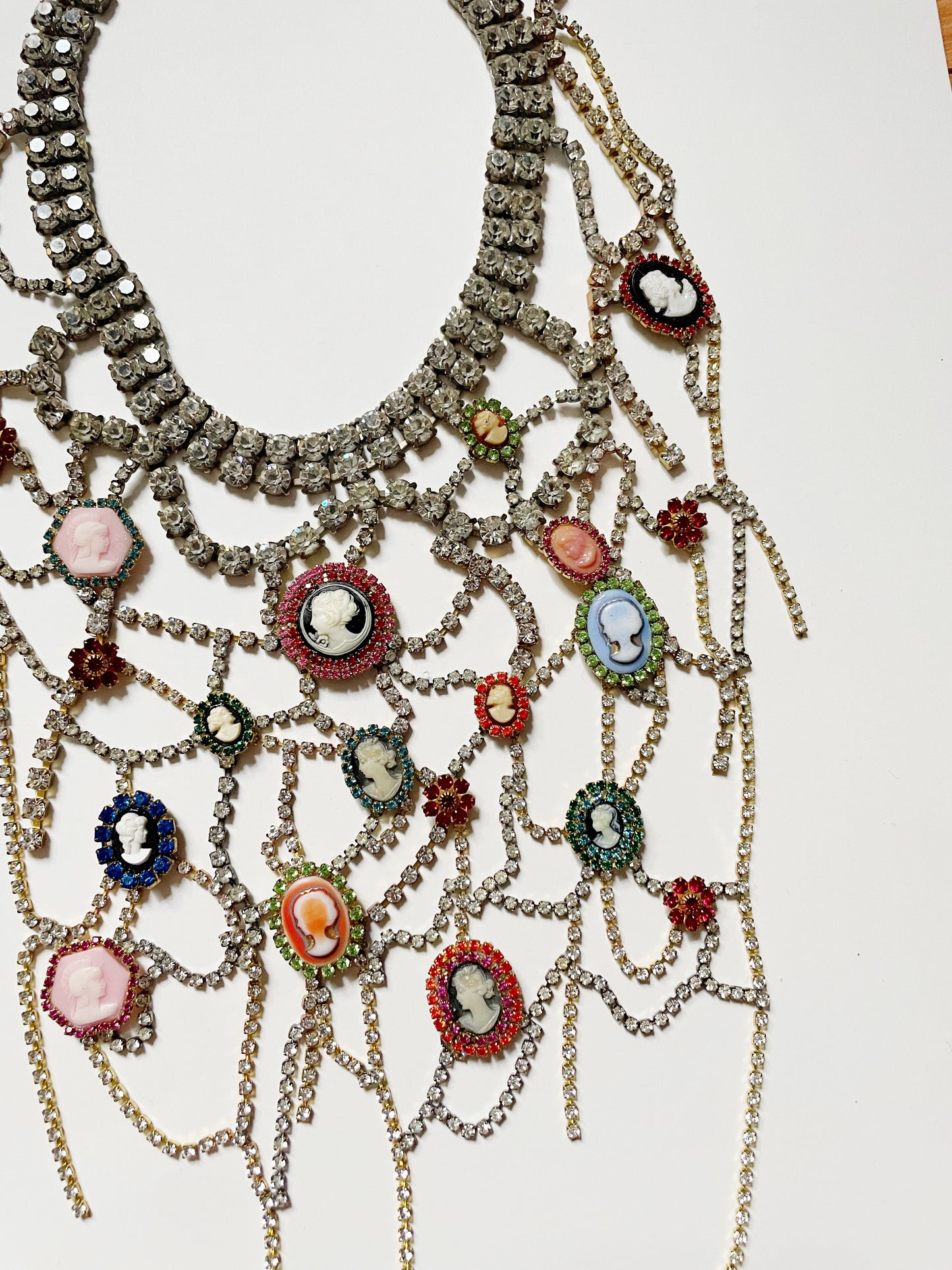 Colossal cameo necklace