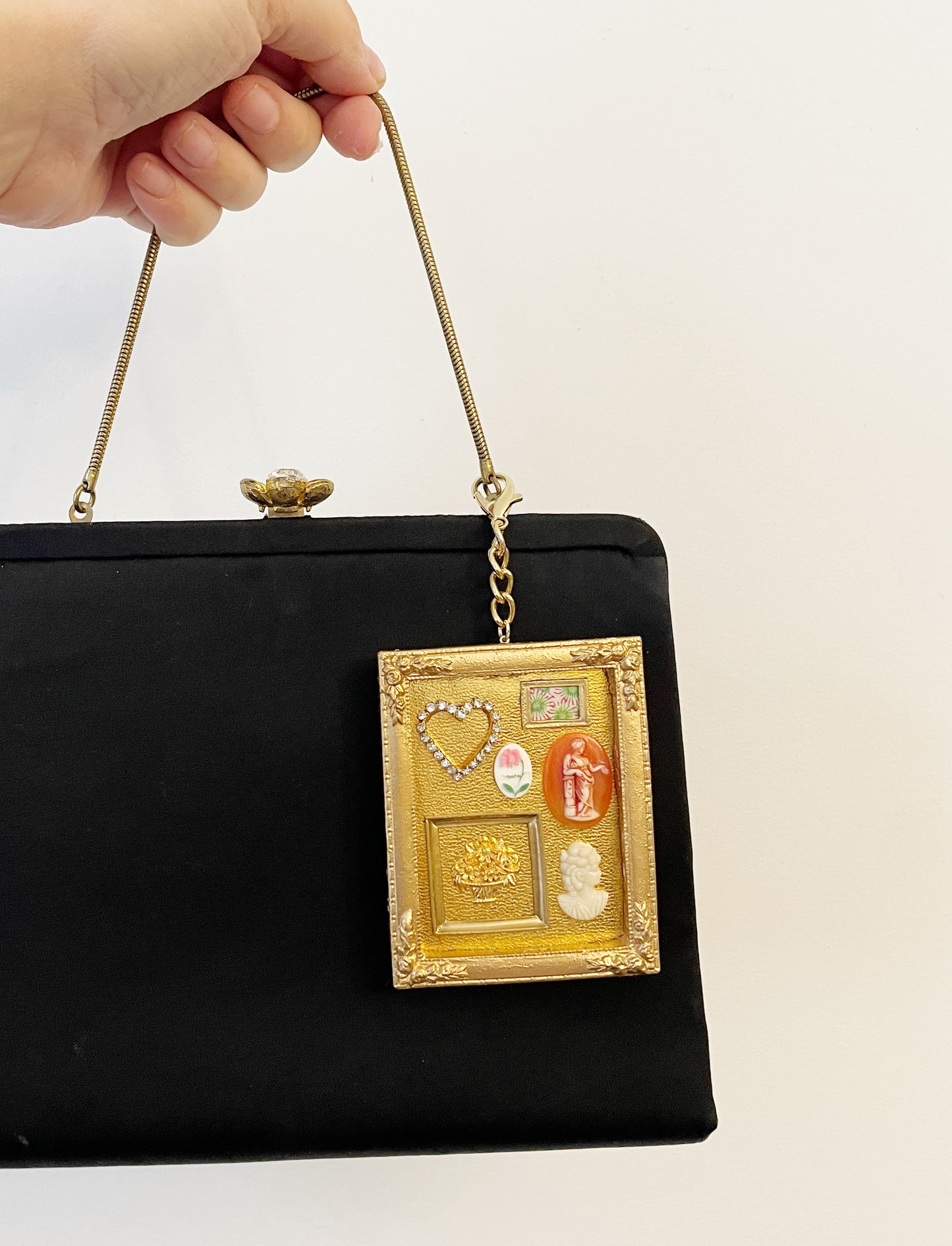 Miniature Marvels gallery wall mirror purse charm