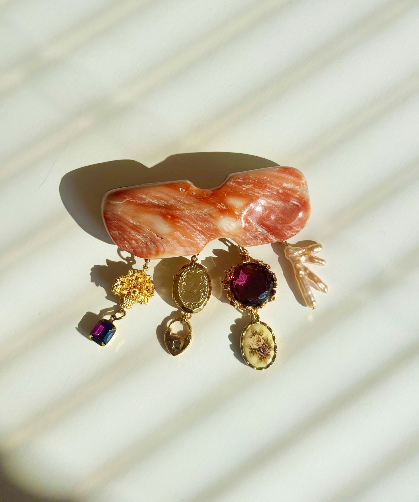 Charm party barrette