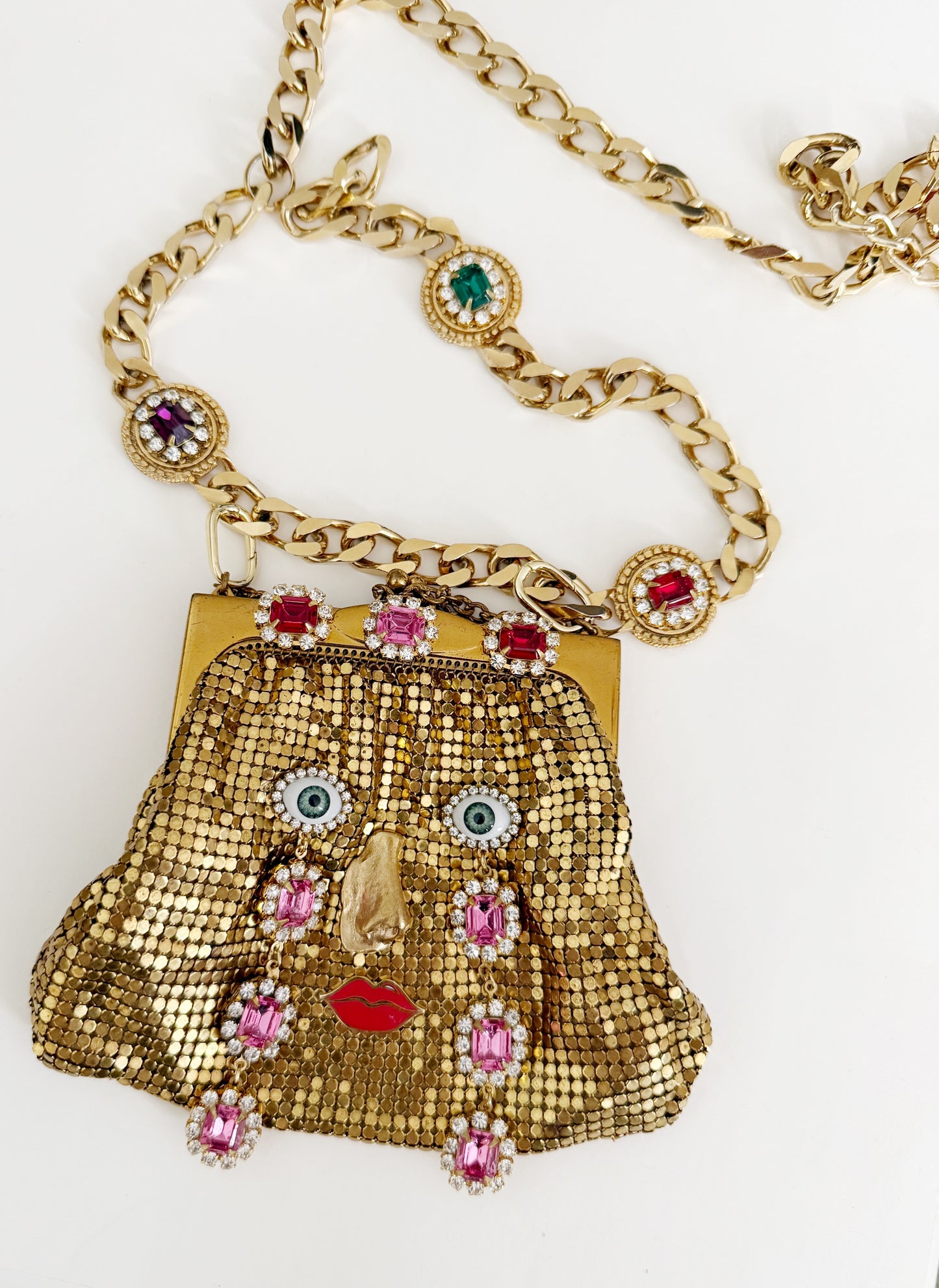 Ode to the master crybaby mini mesh purse belt