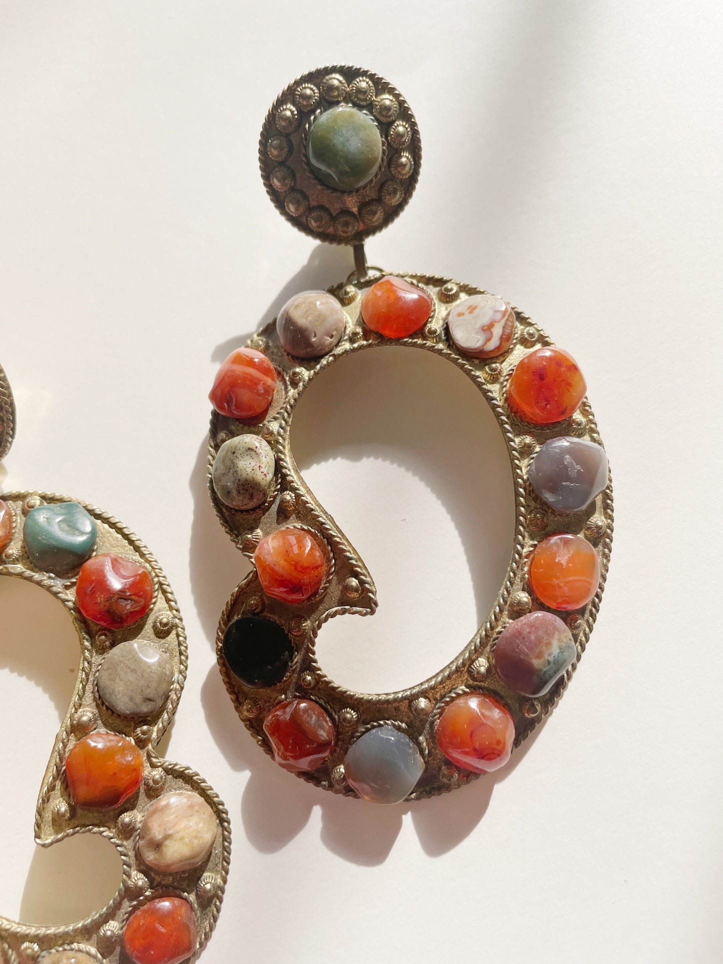 Hidden treasure statement earrings