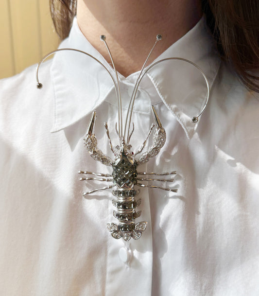 Vintage Nat Landau lobster brooch