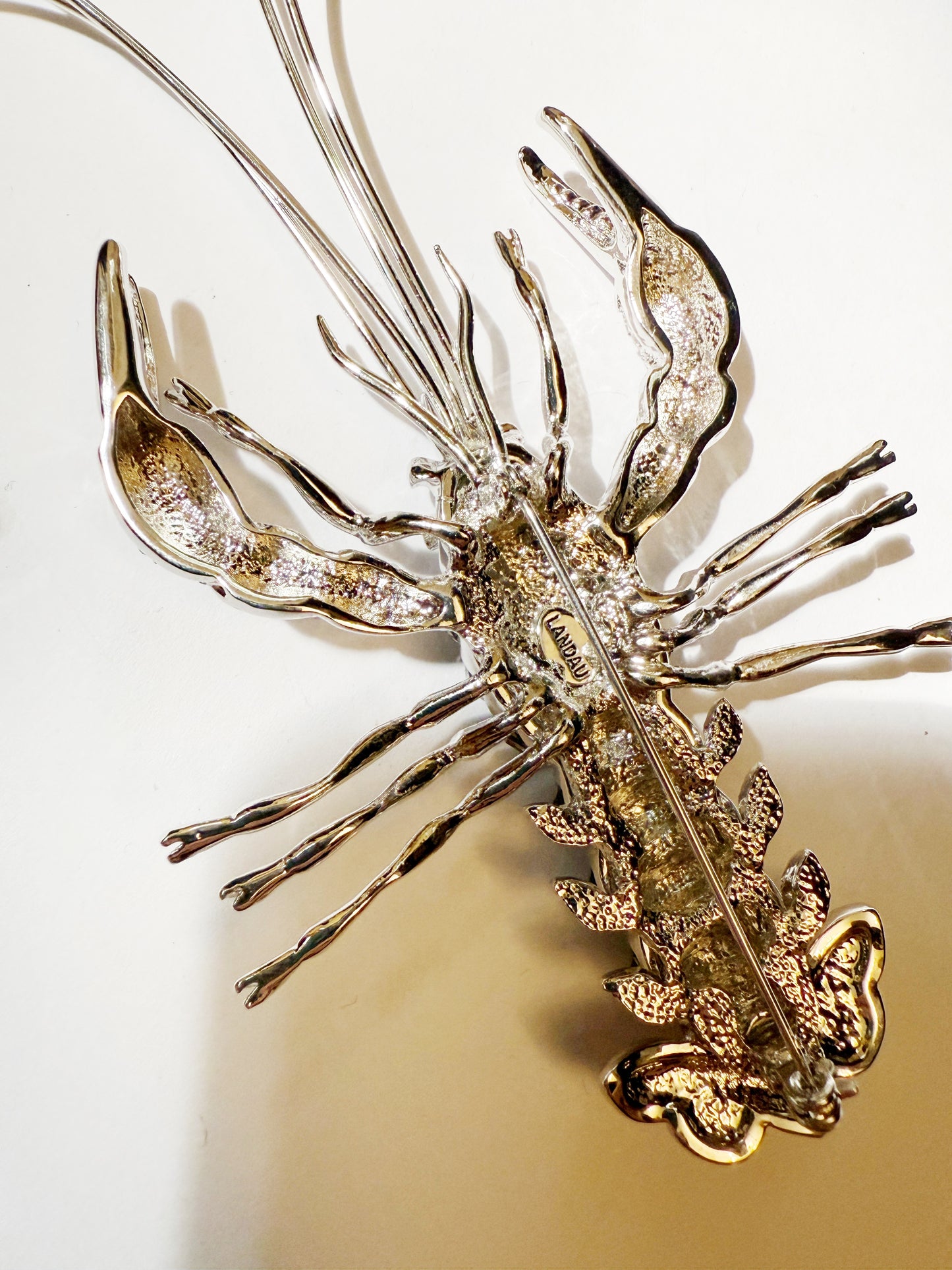Vintage Nat Landau lobster brooch