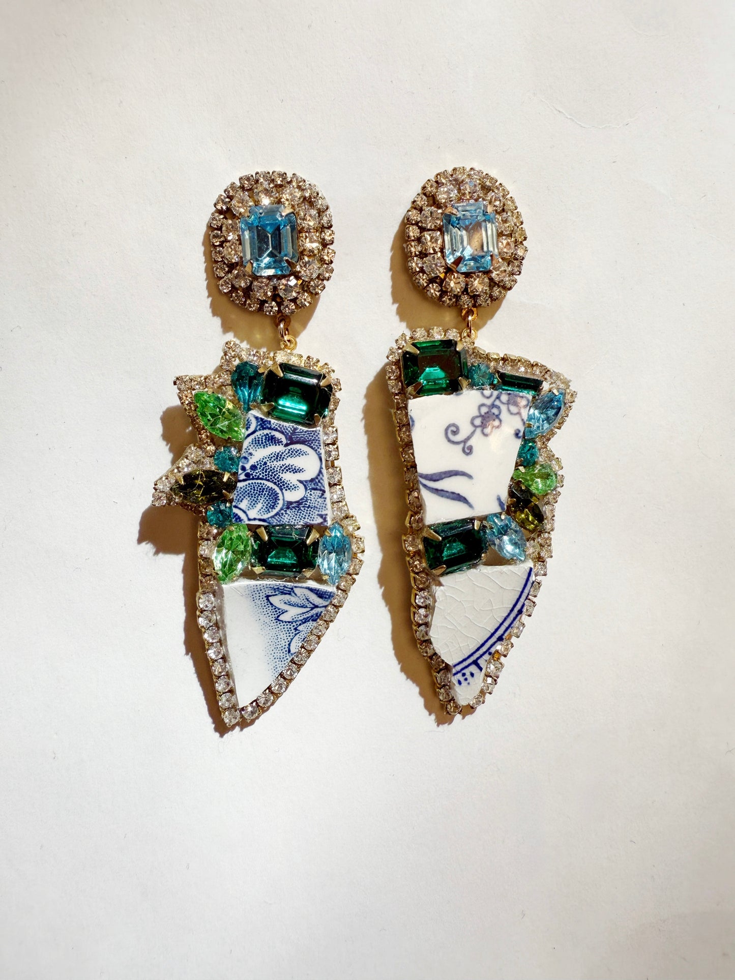 Dreamy pieces emerald garden earrings