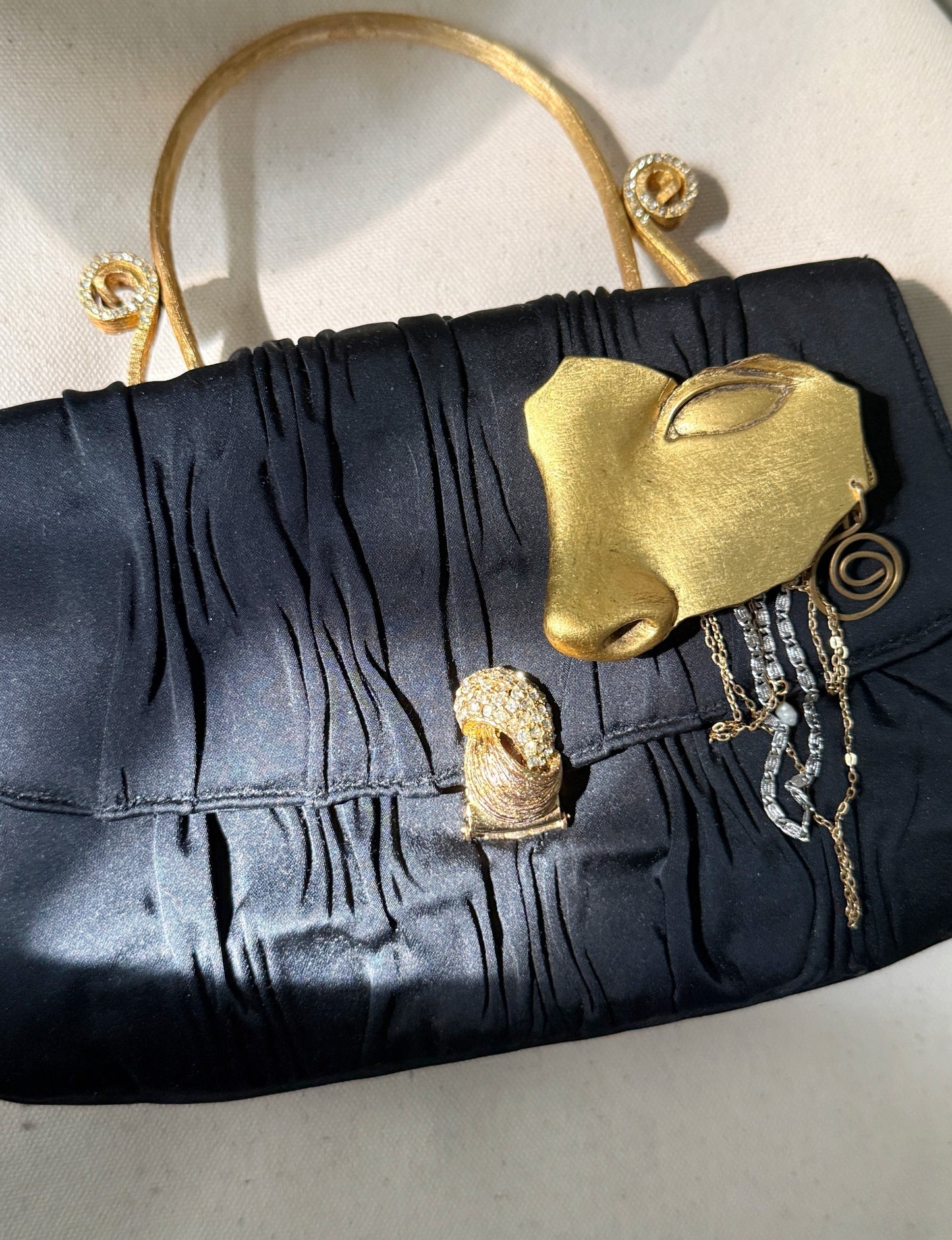 Surrealist face purse