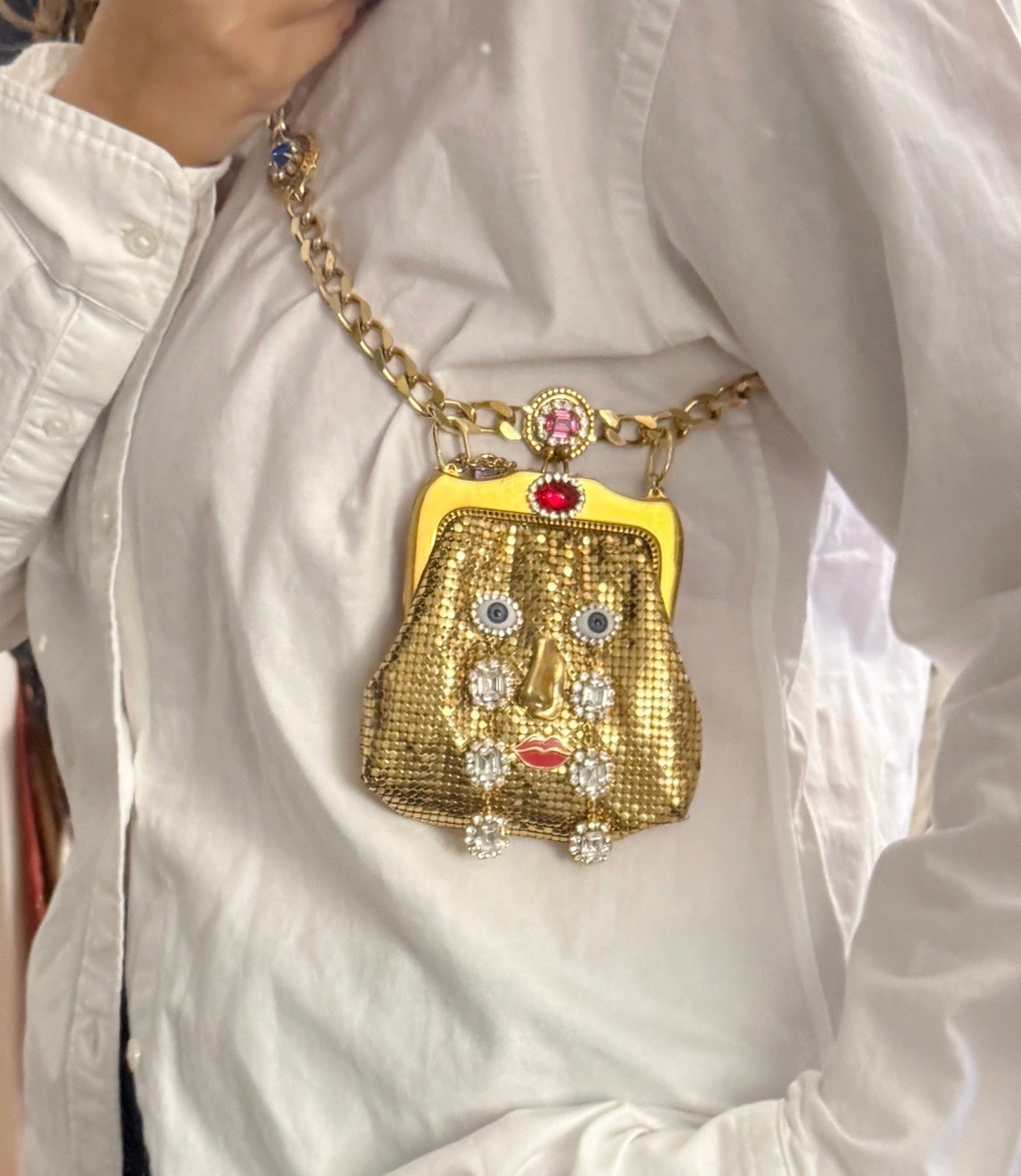 Ode to the master crybaby mini mesh purse belt