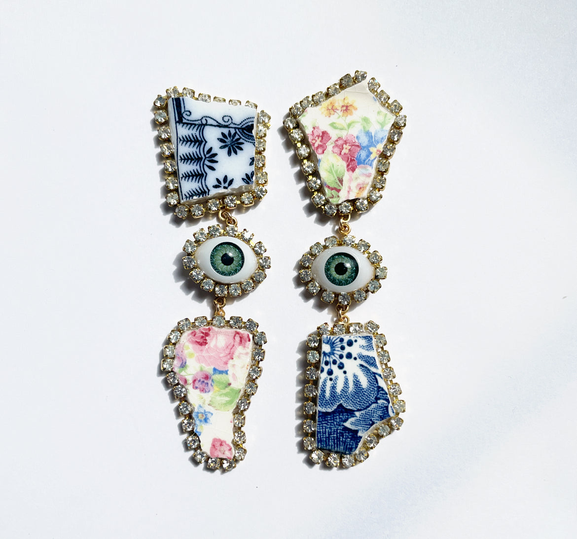 Dreamy pieces ceramic floral studs