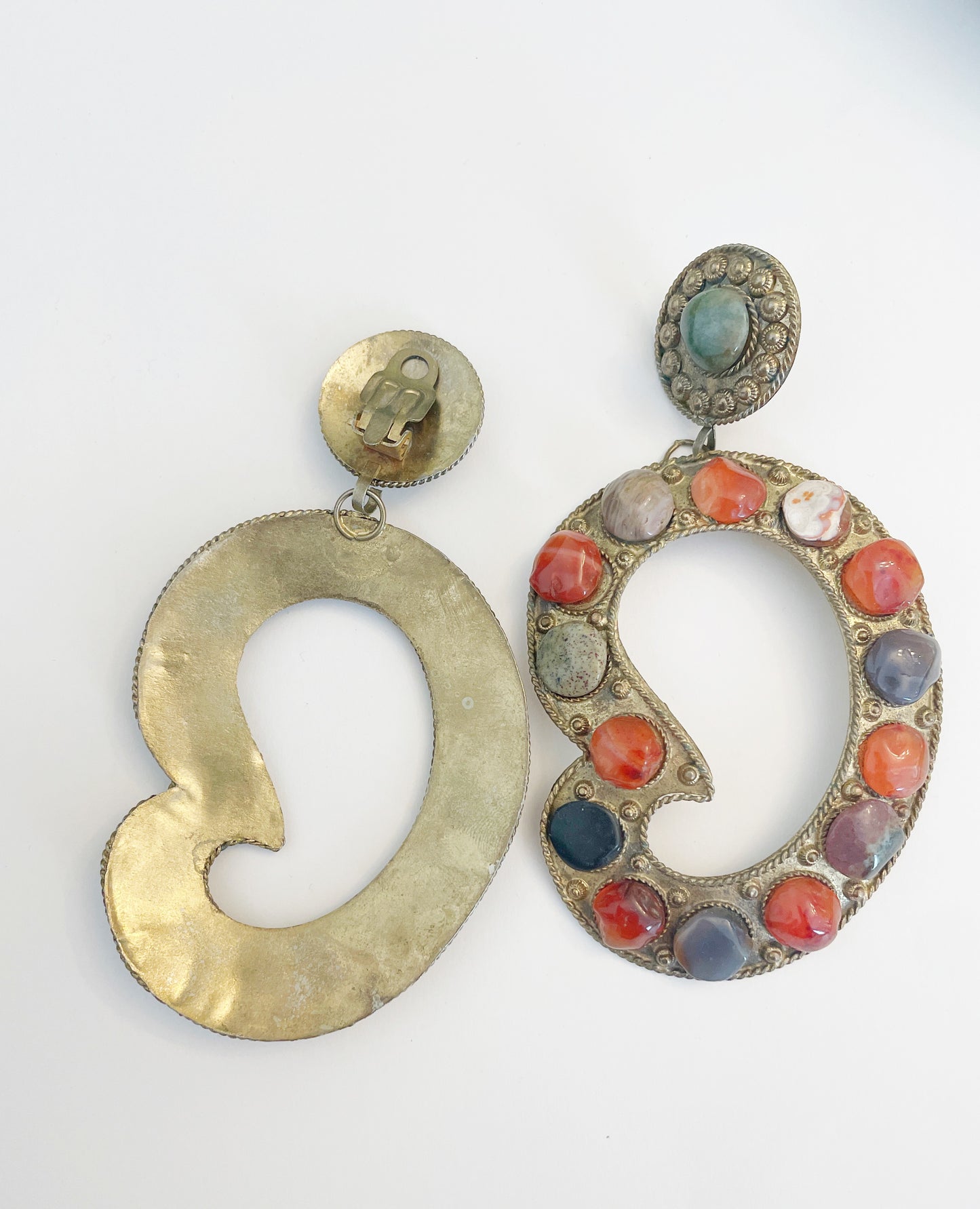 Hidden treasure statement earrings