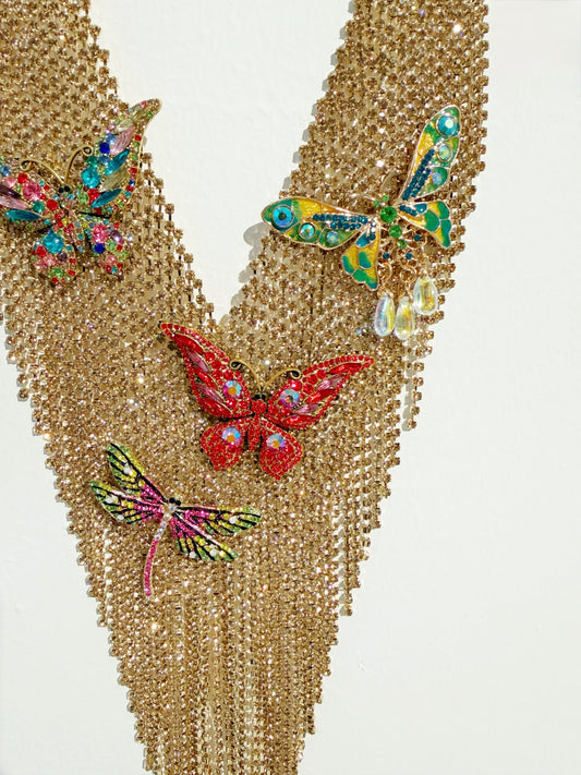 colossal necklace butterfly necklace