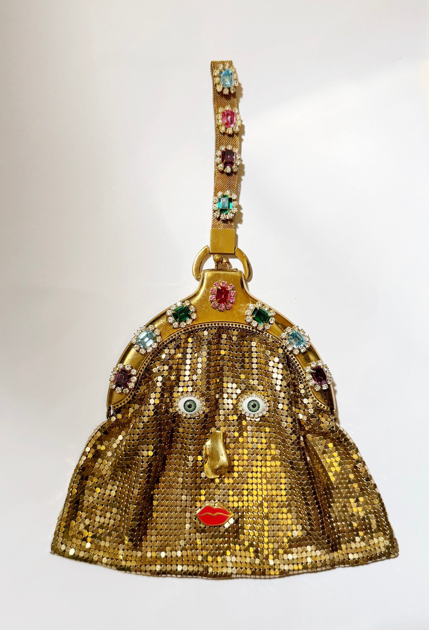 Ode to the masters gold mesh bracelet purse