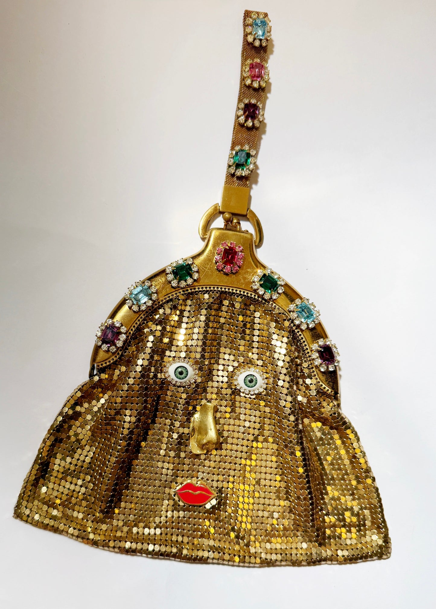 Ode to the masters gold mesh bracelet purse