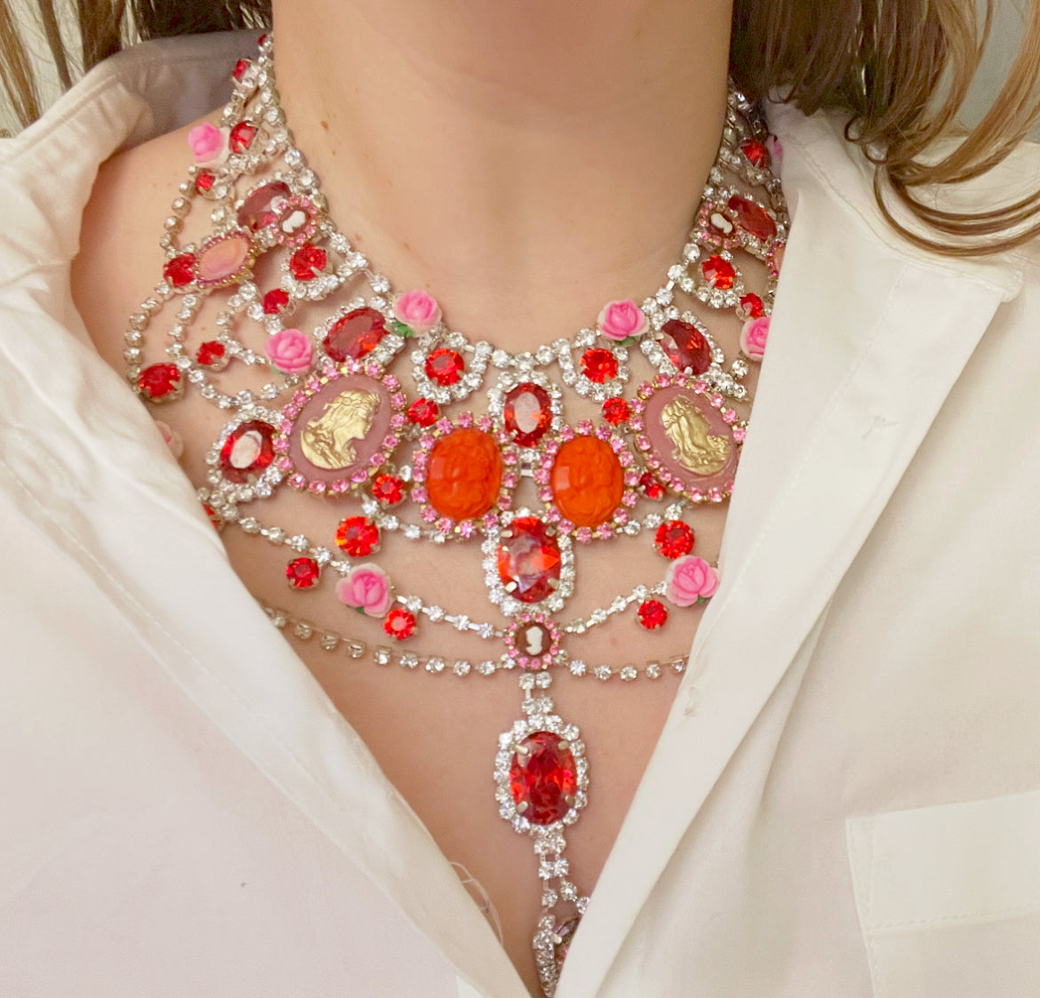 Pièce de résistance cameo necklace