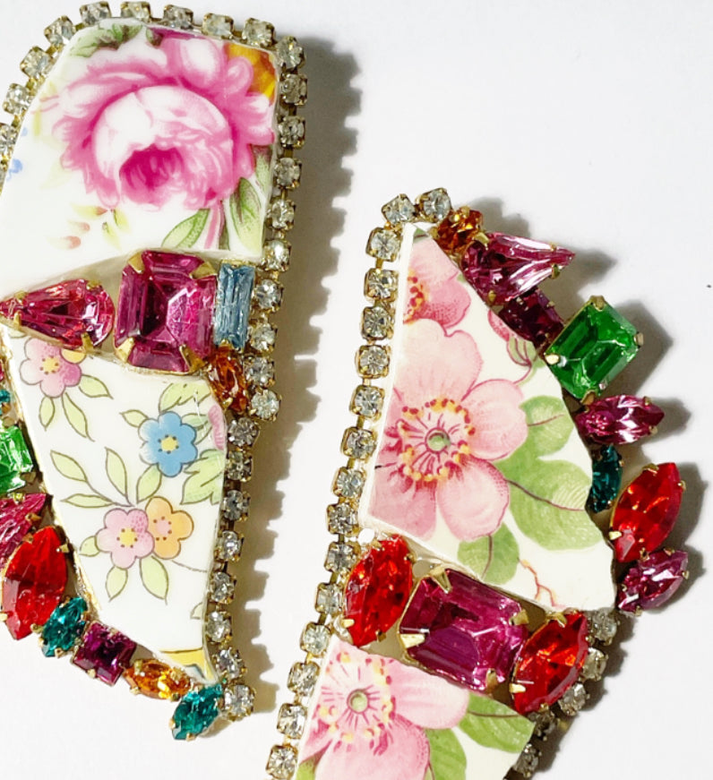 Dreamy pieces rosey ceramic studs