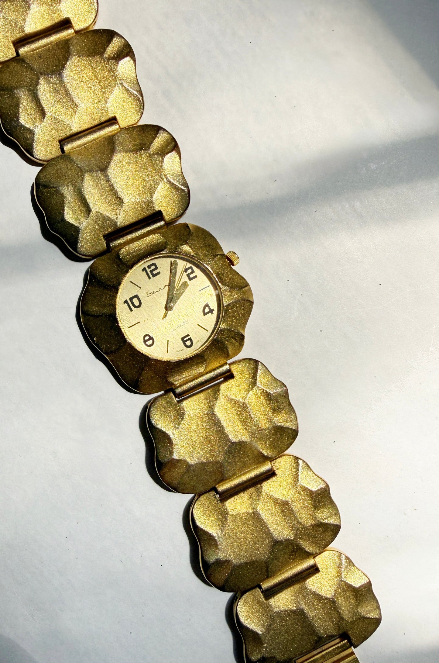 Vintage gold bracelet watch