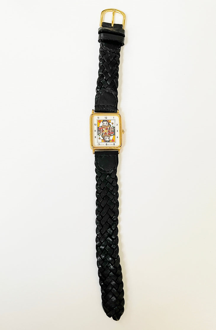 Vintage Betty Boop queen of hearts watch