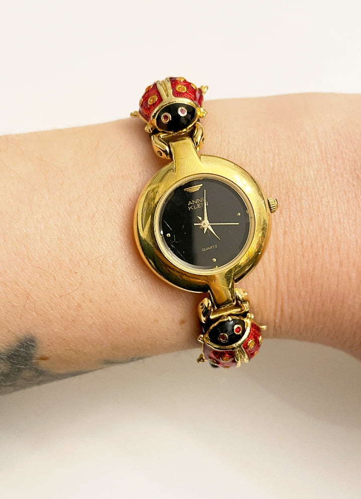 Ladybug garden watch