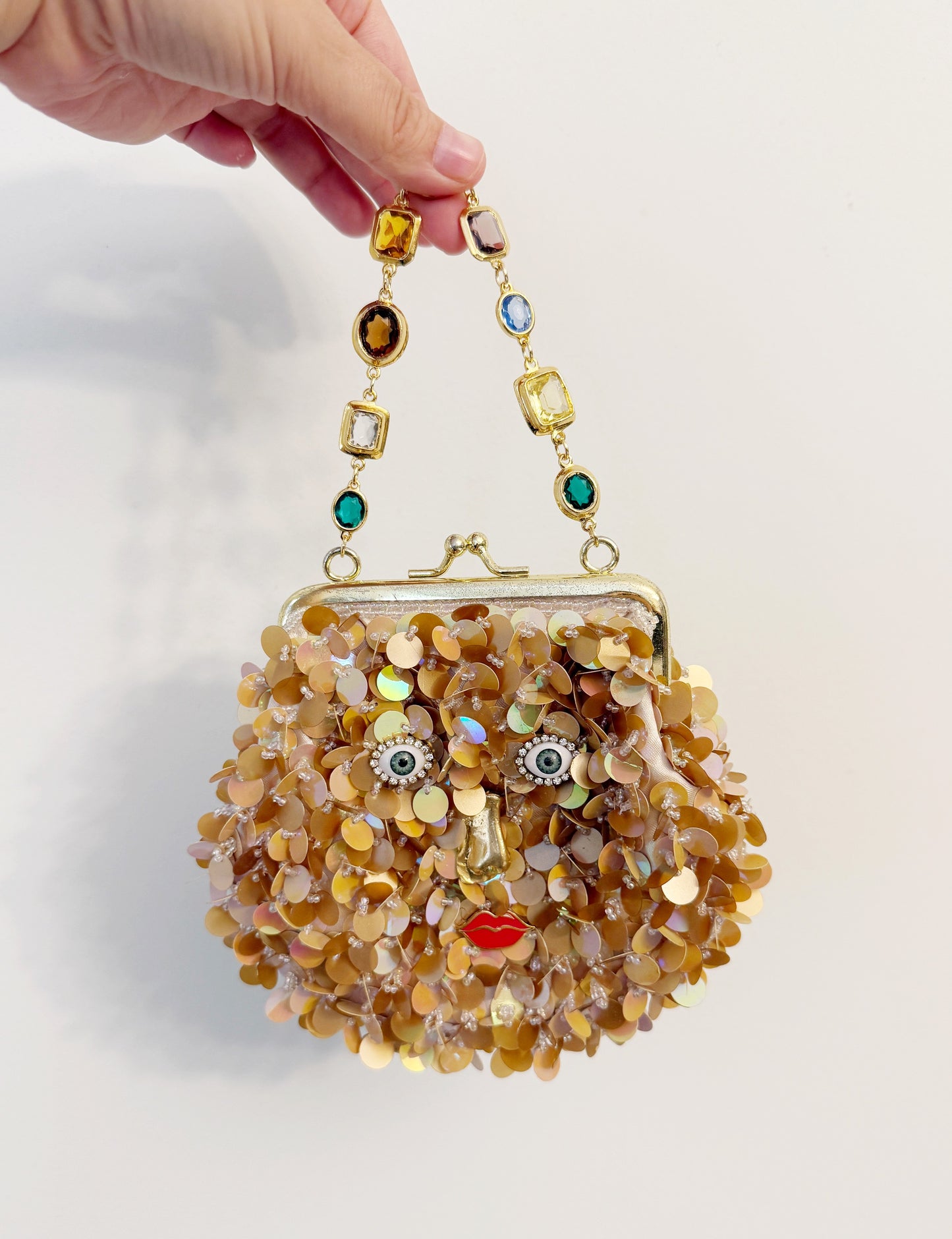 Ode to the masters sequin purse
