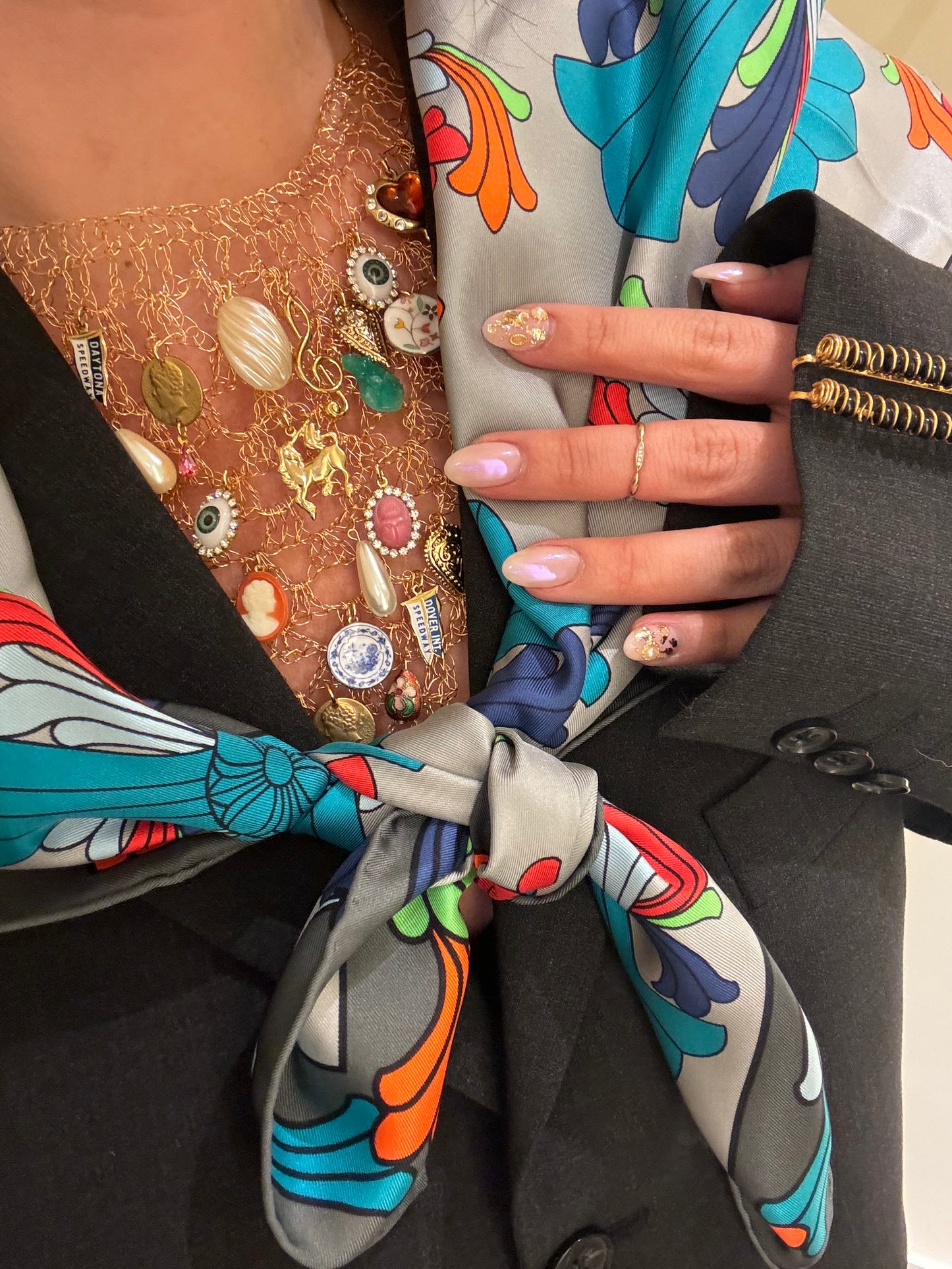 Jewelry box charm necklace