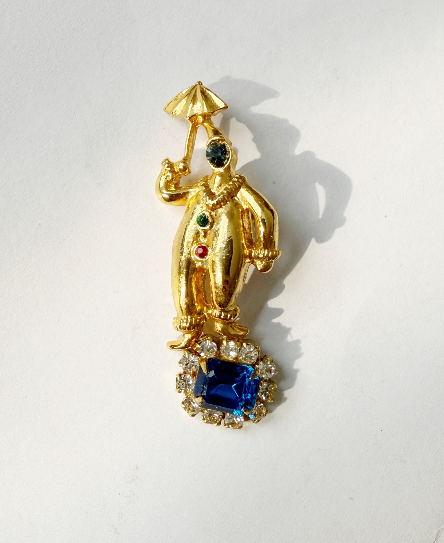 umbrella party clown pin