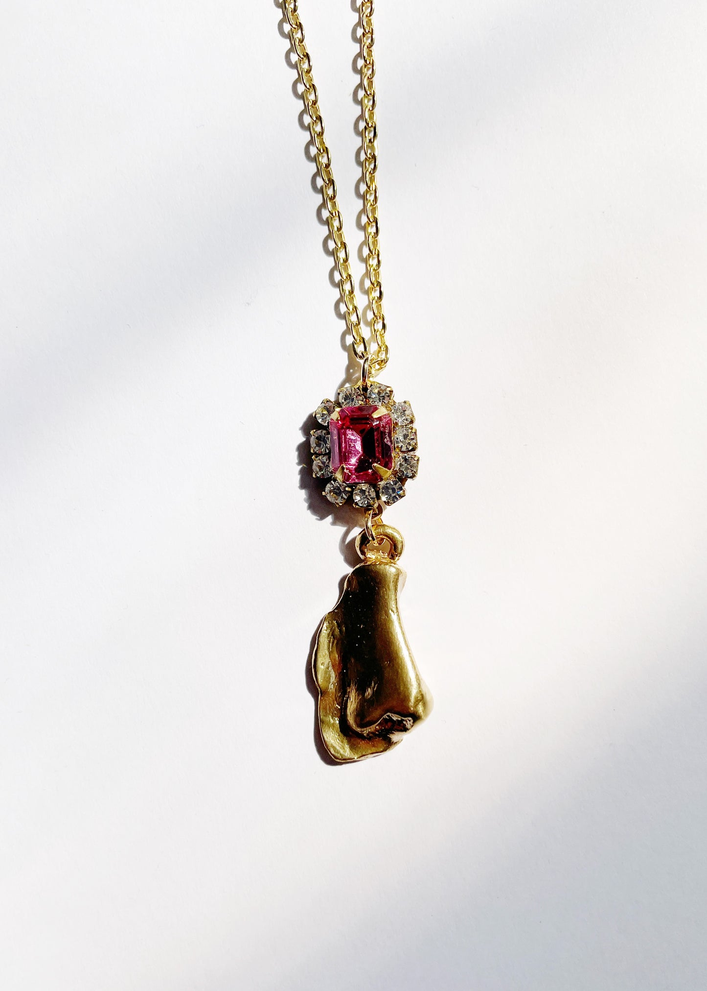 Nosey business party necklace