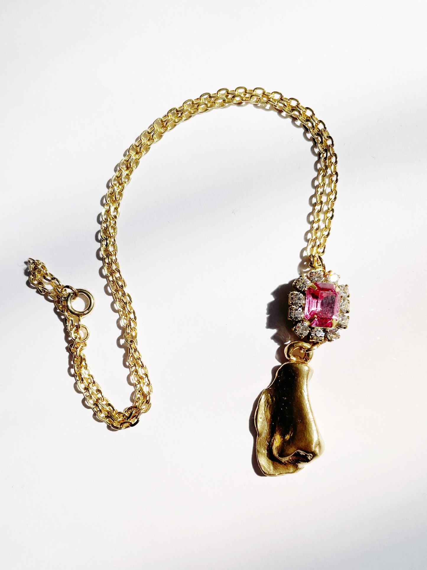 Nosey business party necklace