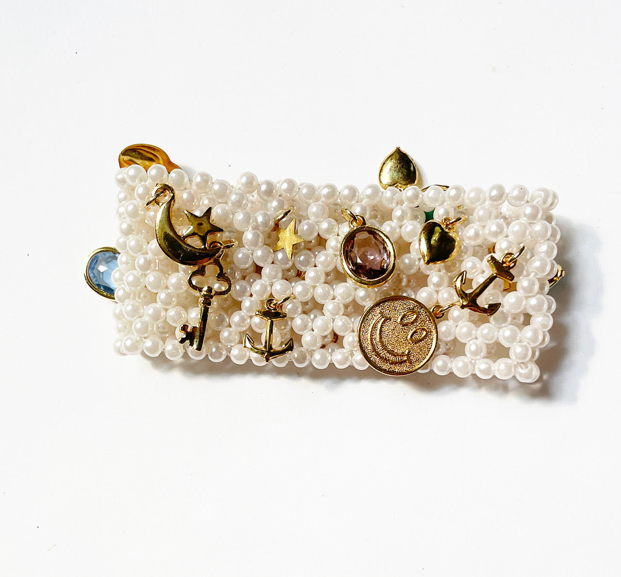 Vintage charm stretchy bracelet