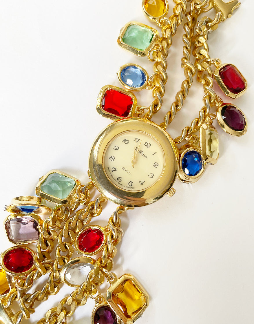 Rhinestone party watch