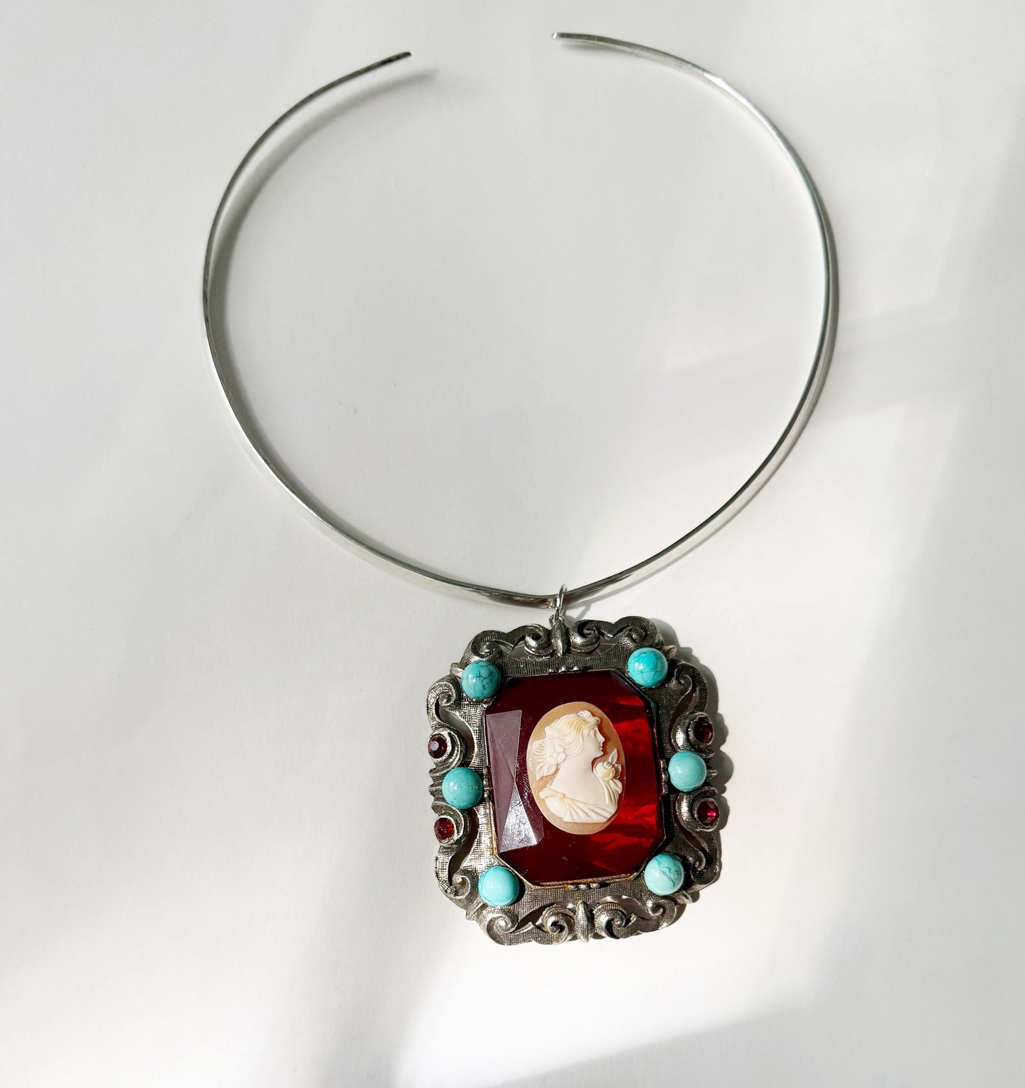 Cameo sterling choker