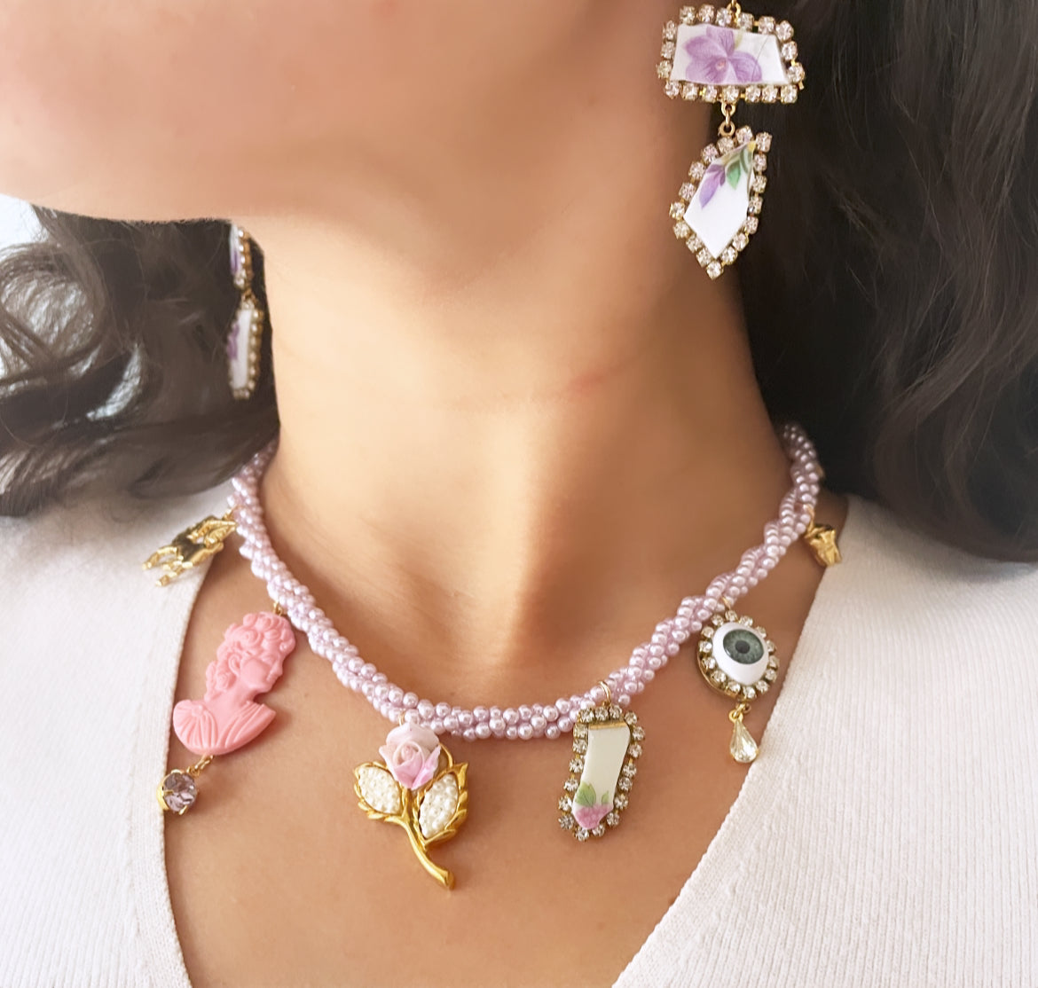 Dreamy pieces charm necklace