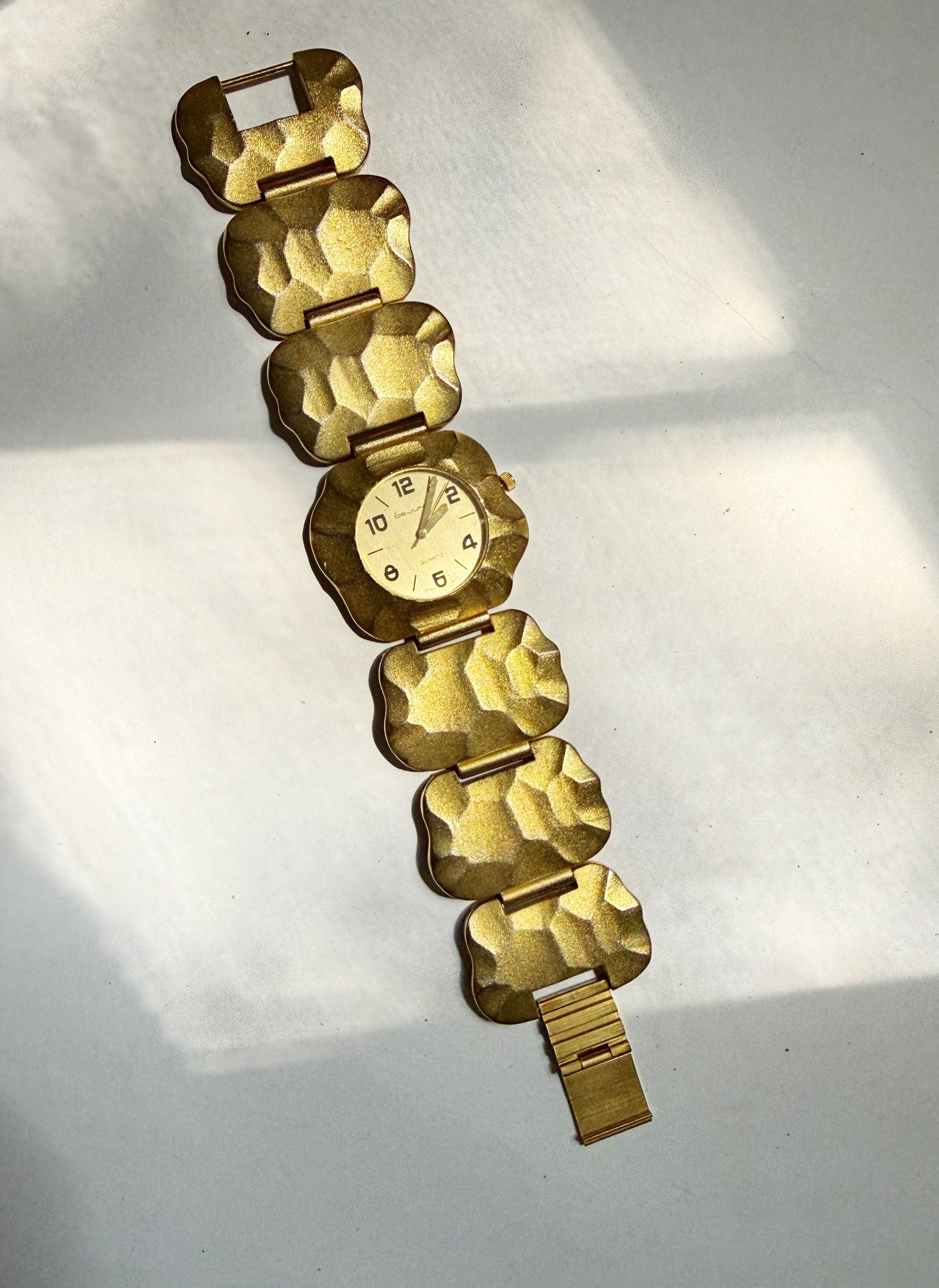 Vintage gold bracelet watch