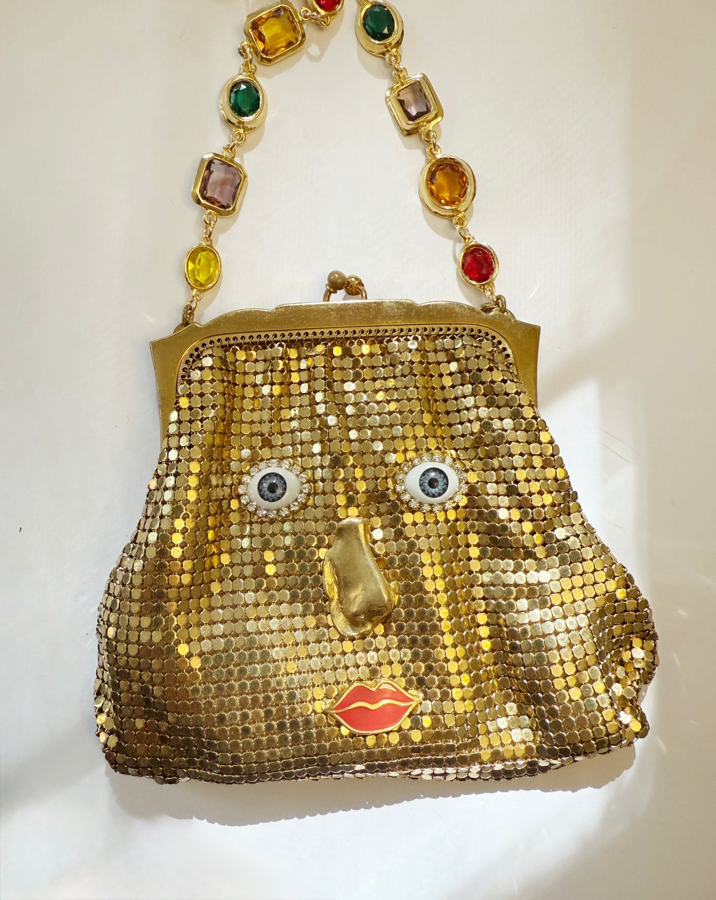 Ode to the master mini mesh purse necklace & belt