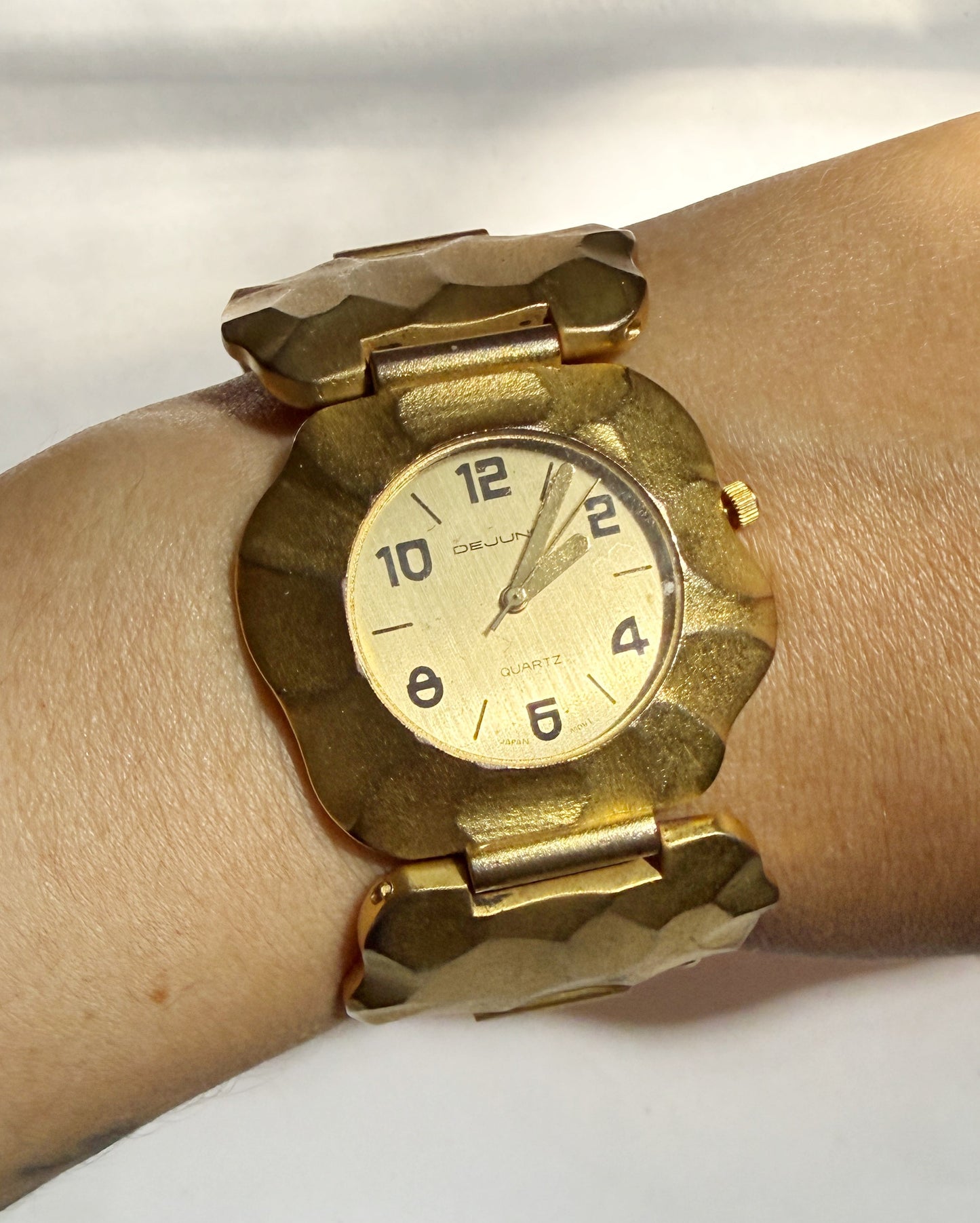 Vintage gold bracelet watch