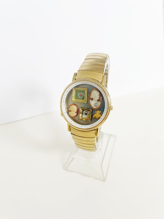 Miniature Marvels gallery wall watch
