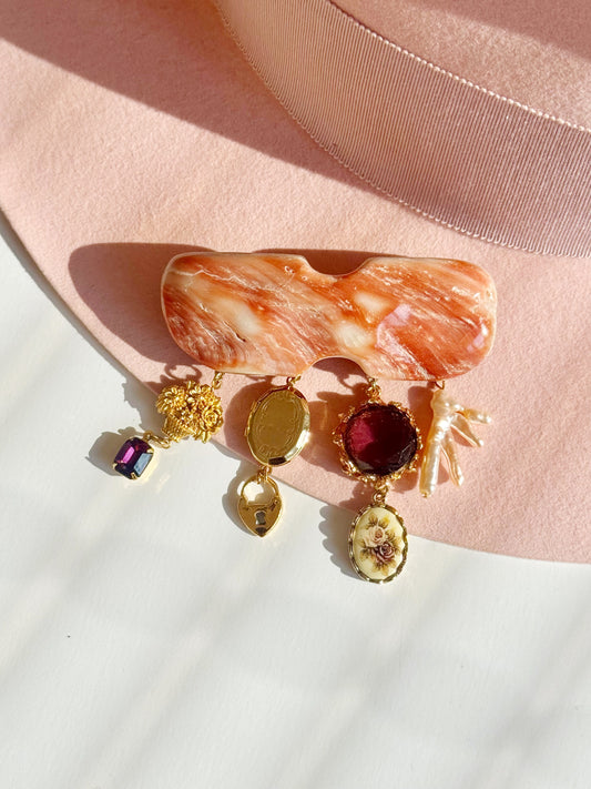 Charm party barrette