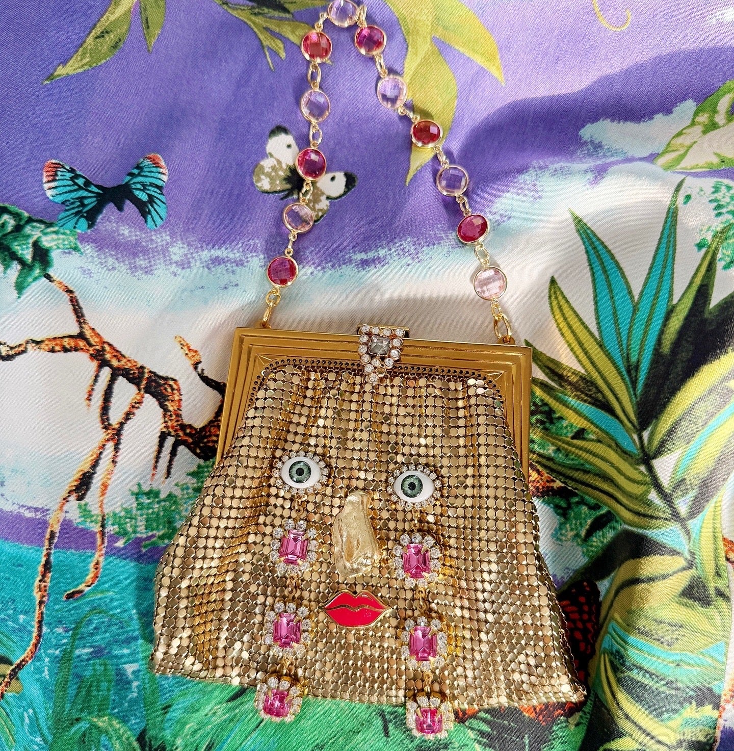 Ode to the master crybaby mini mesh purse belt