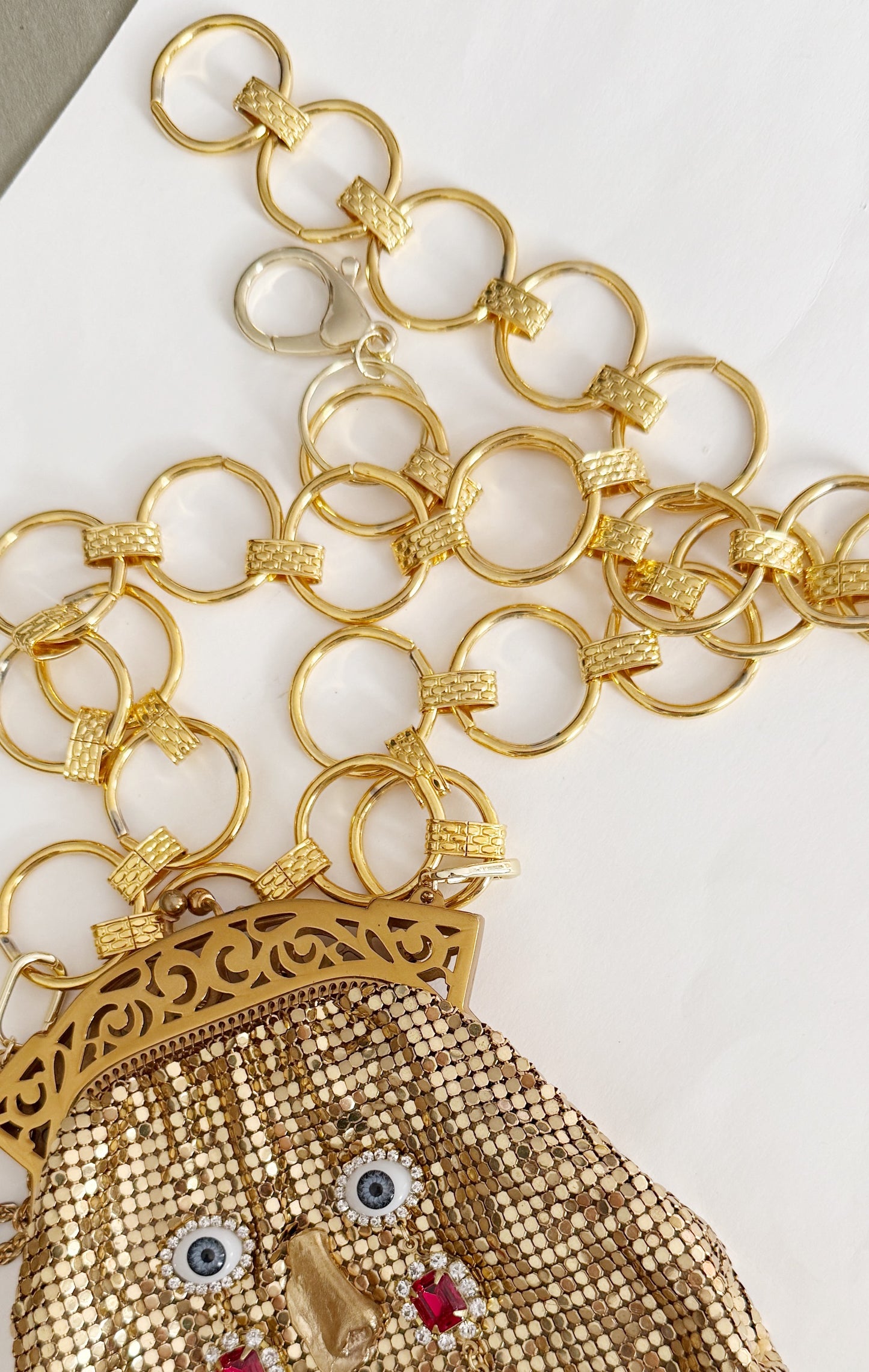 Ode to the master crybaby mini mesh purse belt