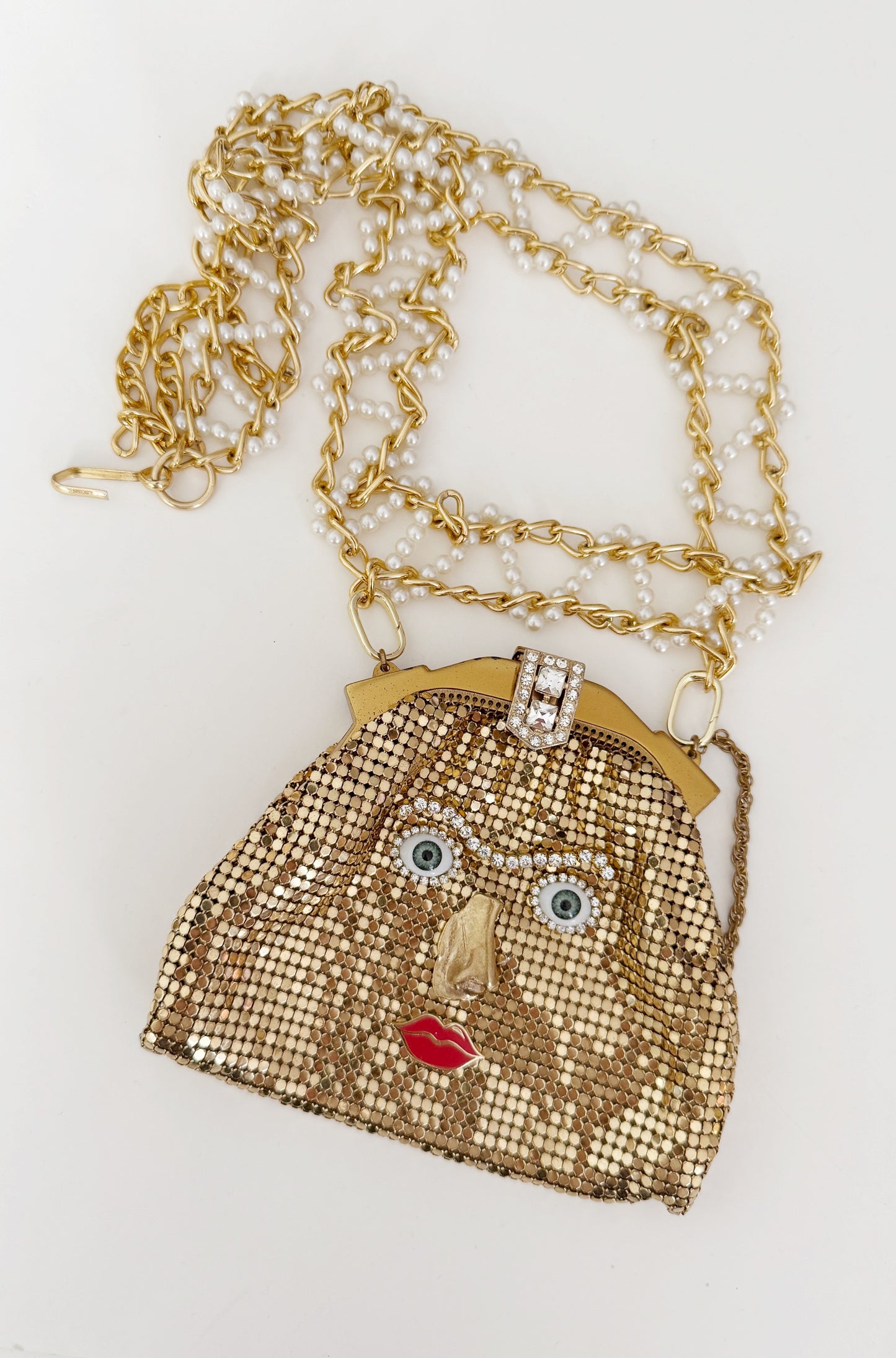 Ode to the master mini mesh purse belt