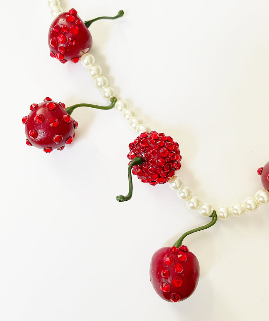 Cherry party necklace