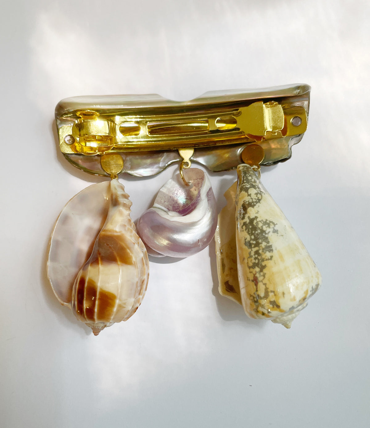 Shell Barrettes Goddess shell barrette – History Time Travel