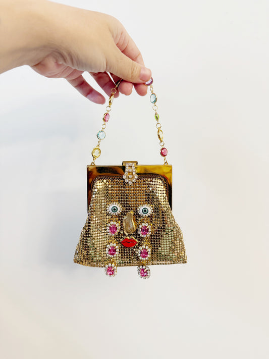 Ode to the master crybaby mini mesh purse belt