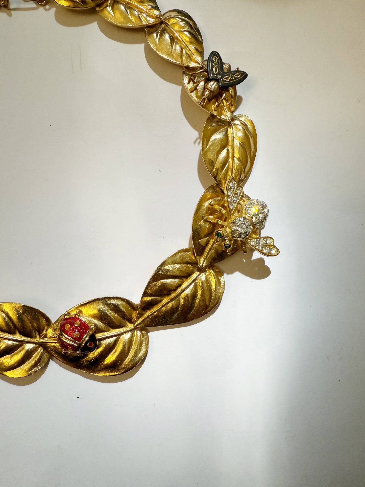 Bug party choker necklace