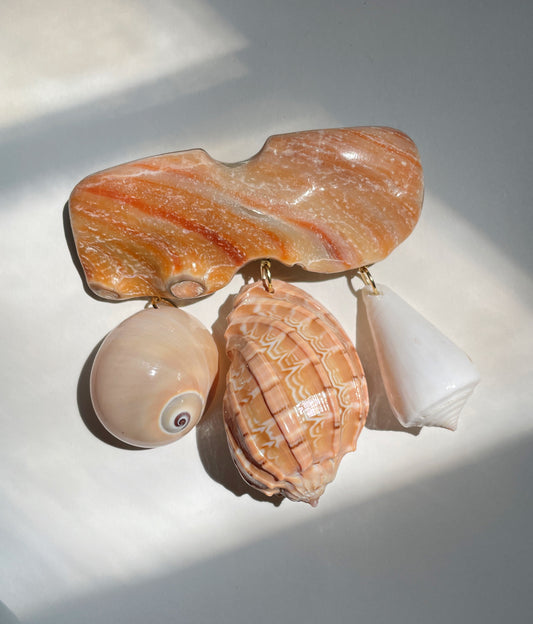 Goddess shell barrette