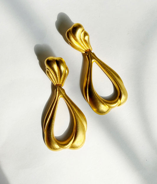 Vintage abstract earrings