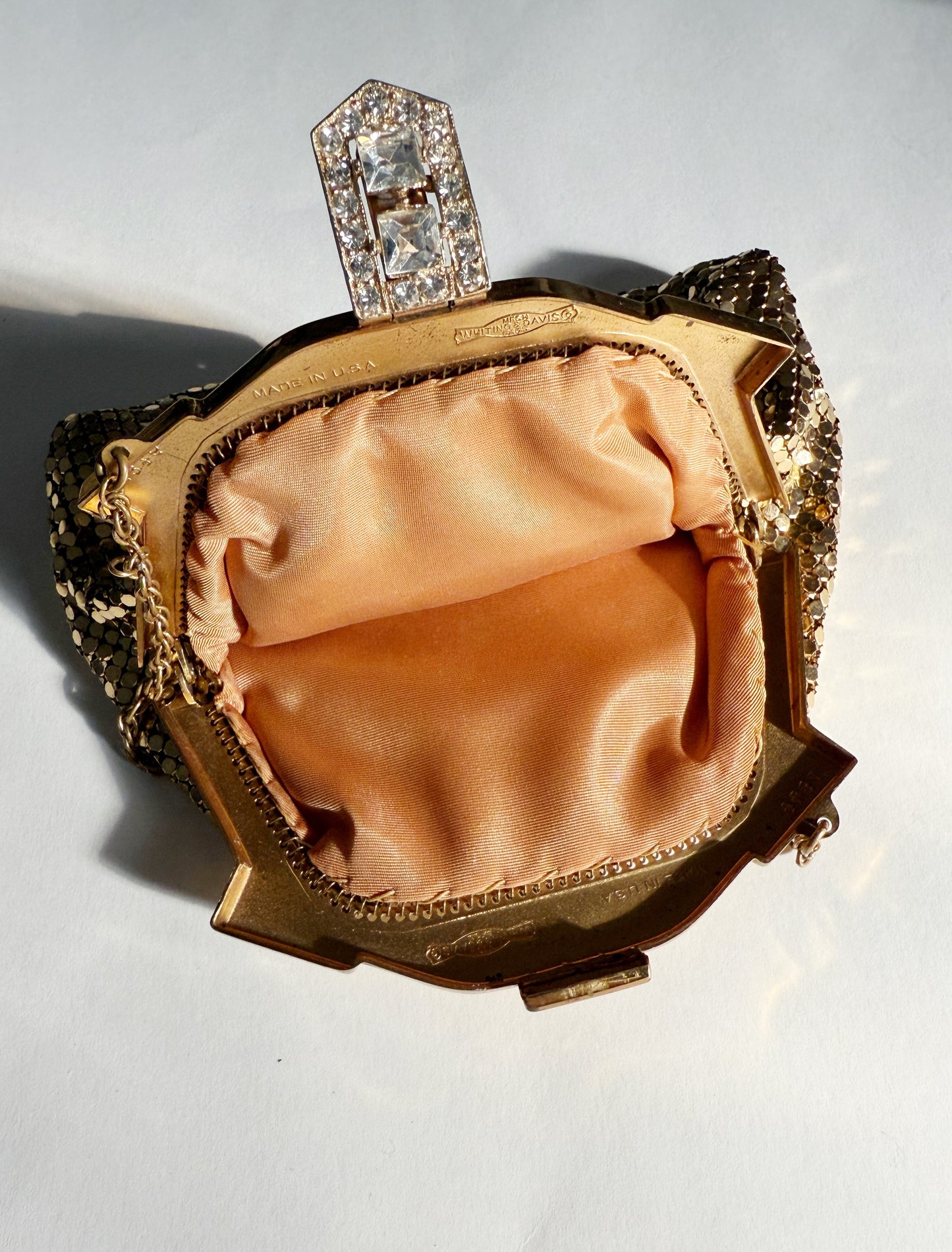 Ode to the master mini mesh purse belt