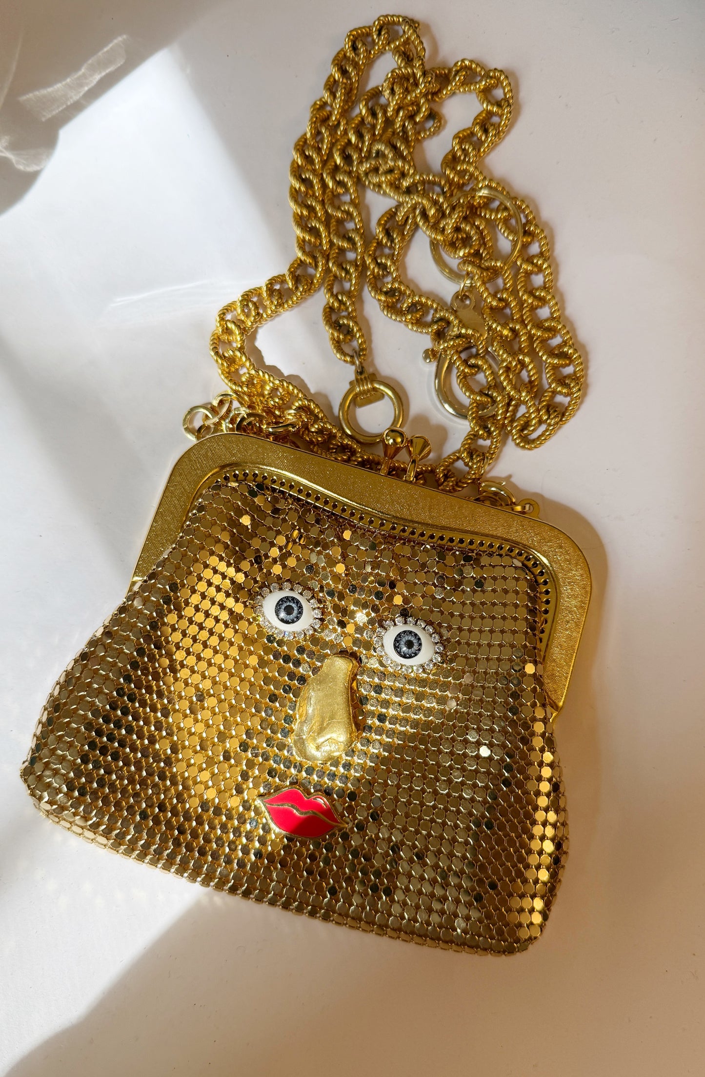 Ode to the master mini mesh purse & belt